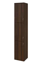 N 6 - 43D kancelářská skříň, 3-dveřová, levá, 2150x400x400, ořech královský